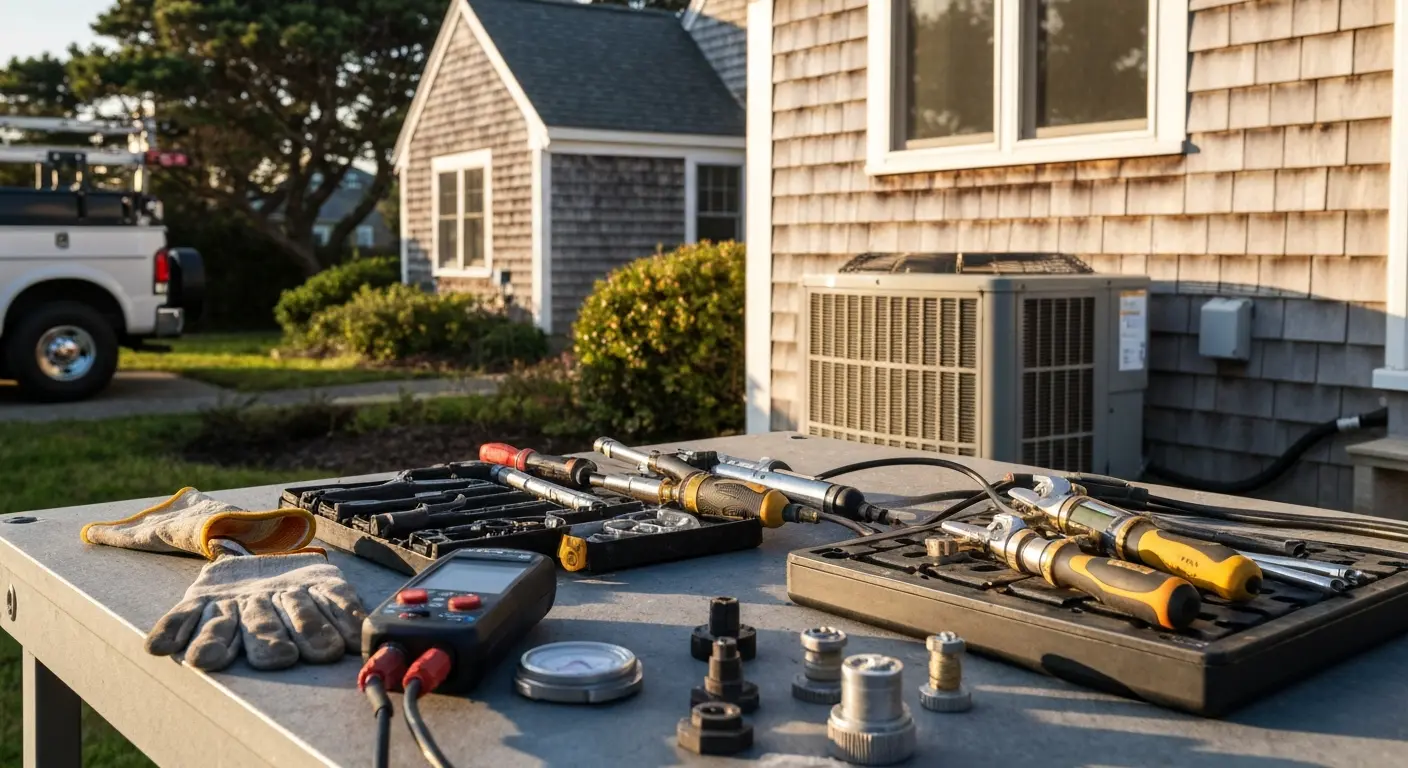 AC maintenance work