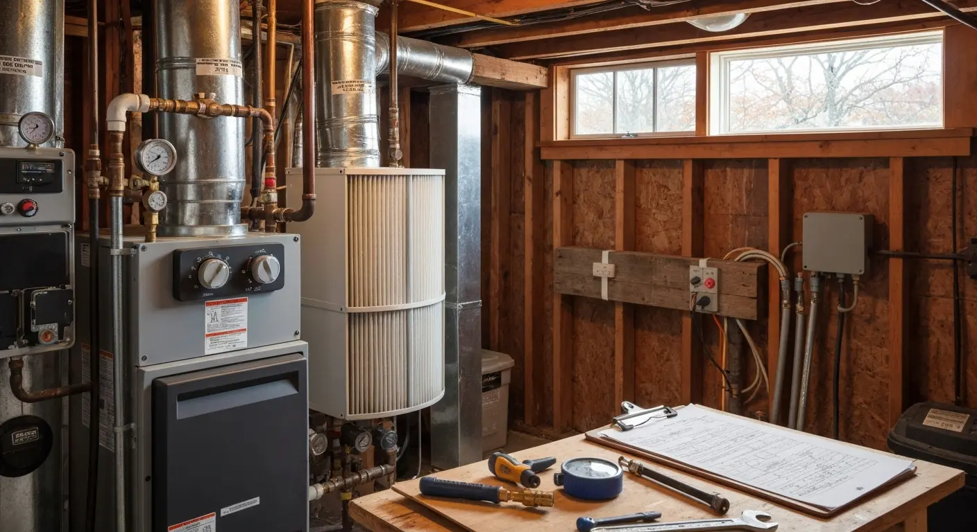 Heating system service