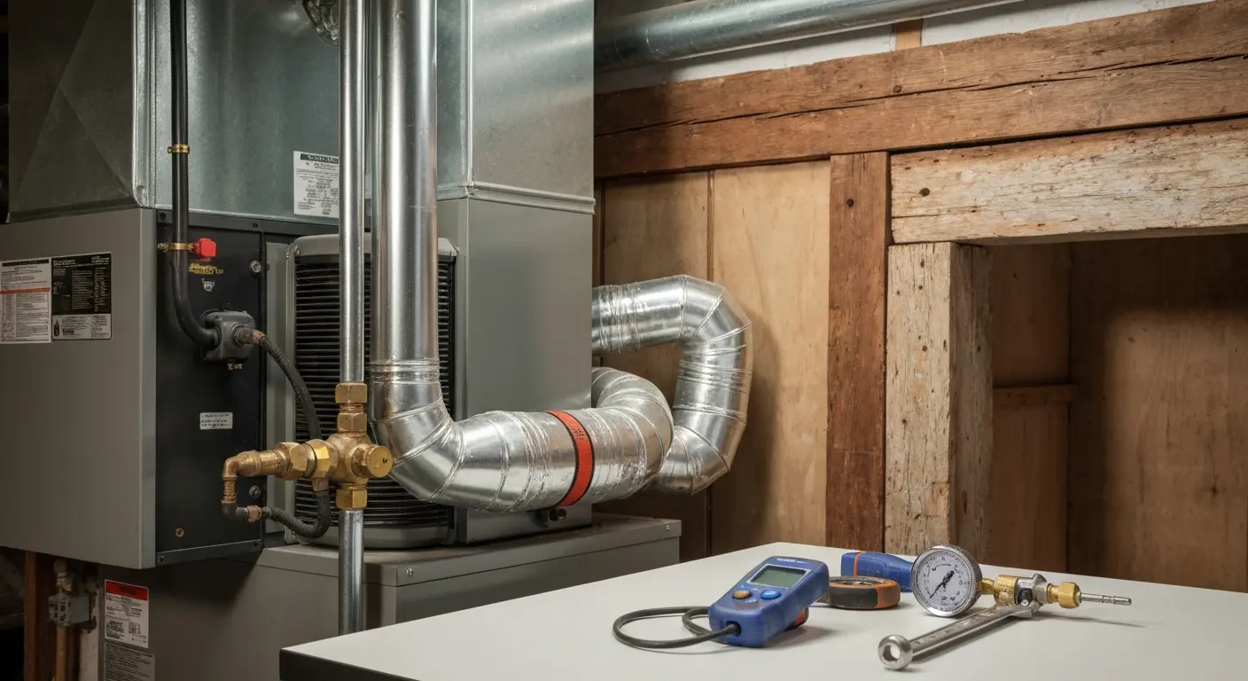 Heating and cooling system maintenance
