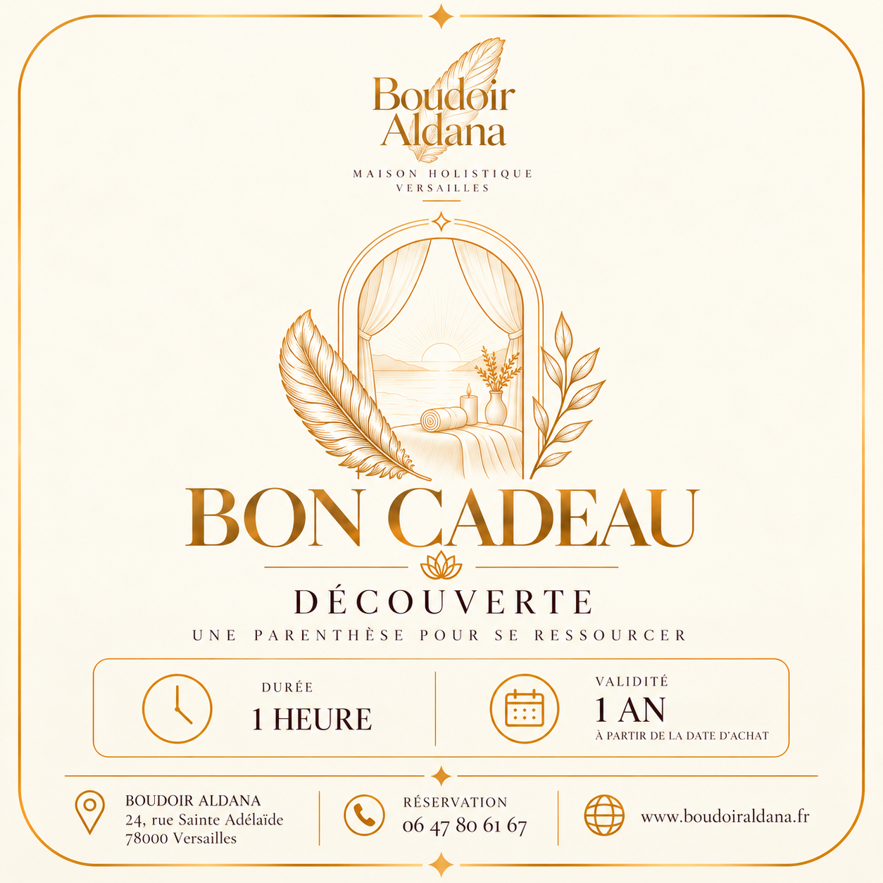 Bon cadeau La Découverte — 1h00, 165 €