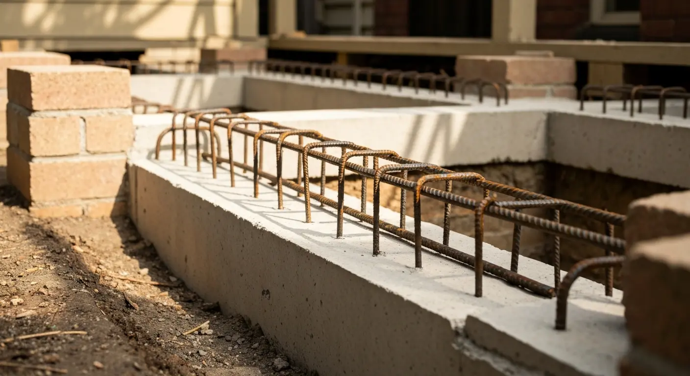 Foundation and seismic work