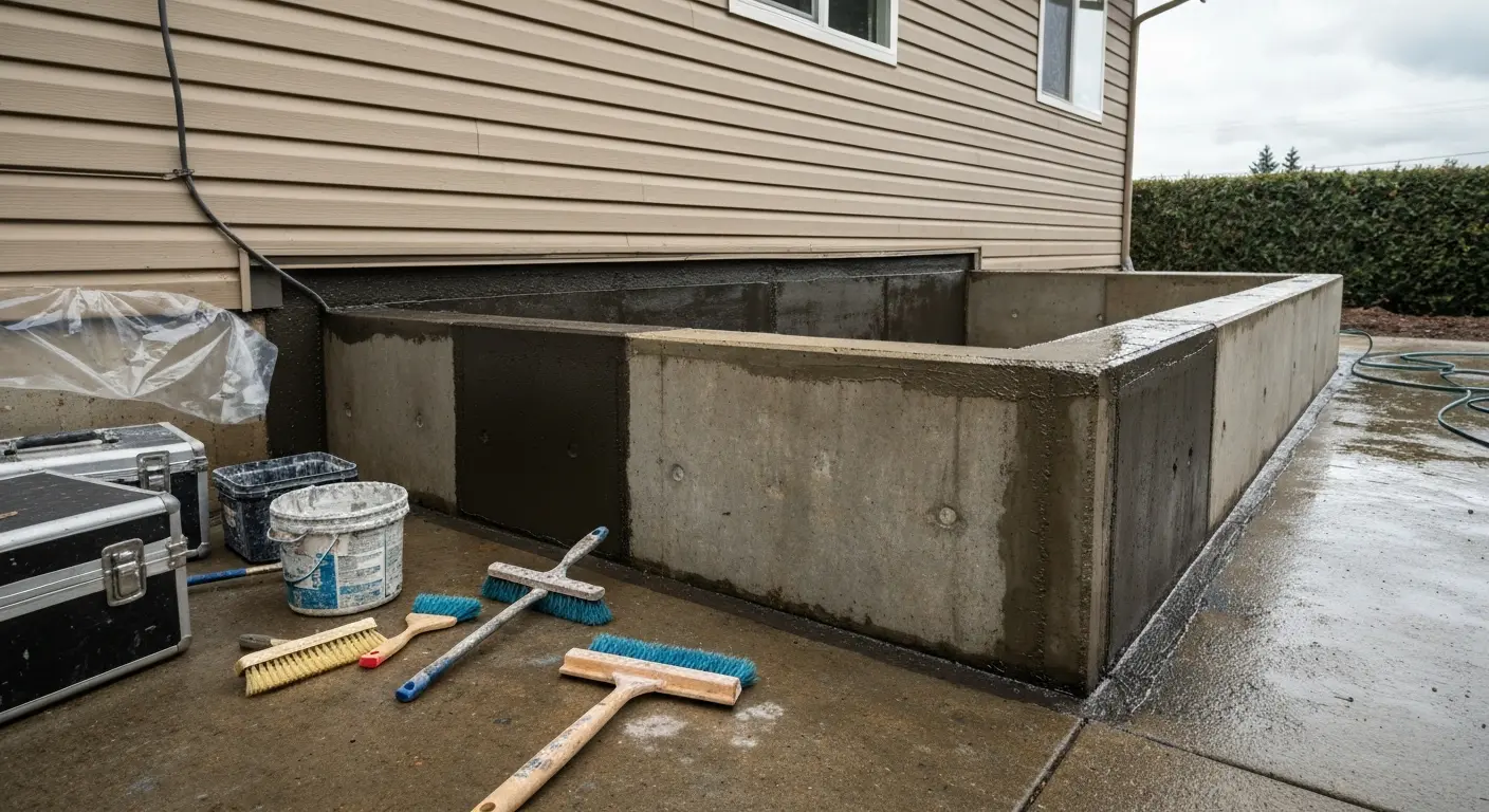 Foundation waterproofing project