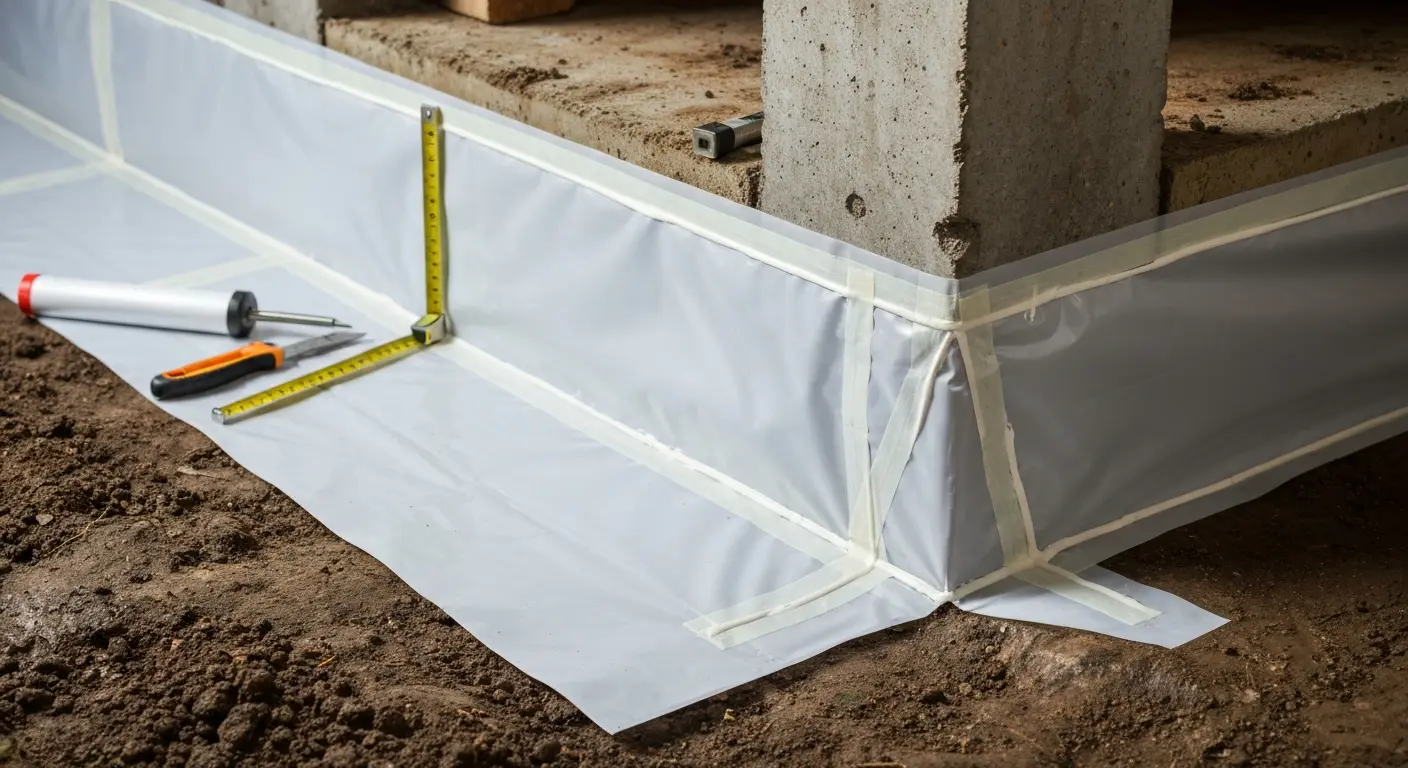 Vapor barrier installation