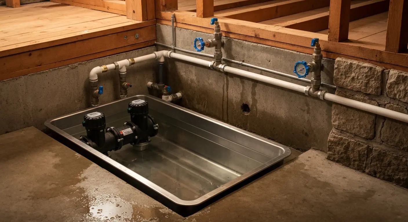 Backup sump pump system