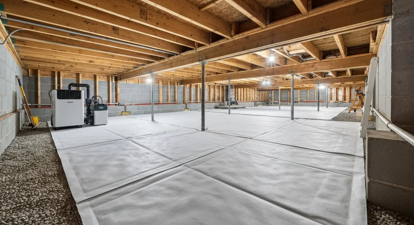 Crawlspace cleanup and remediation