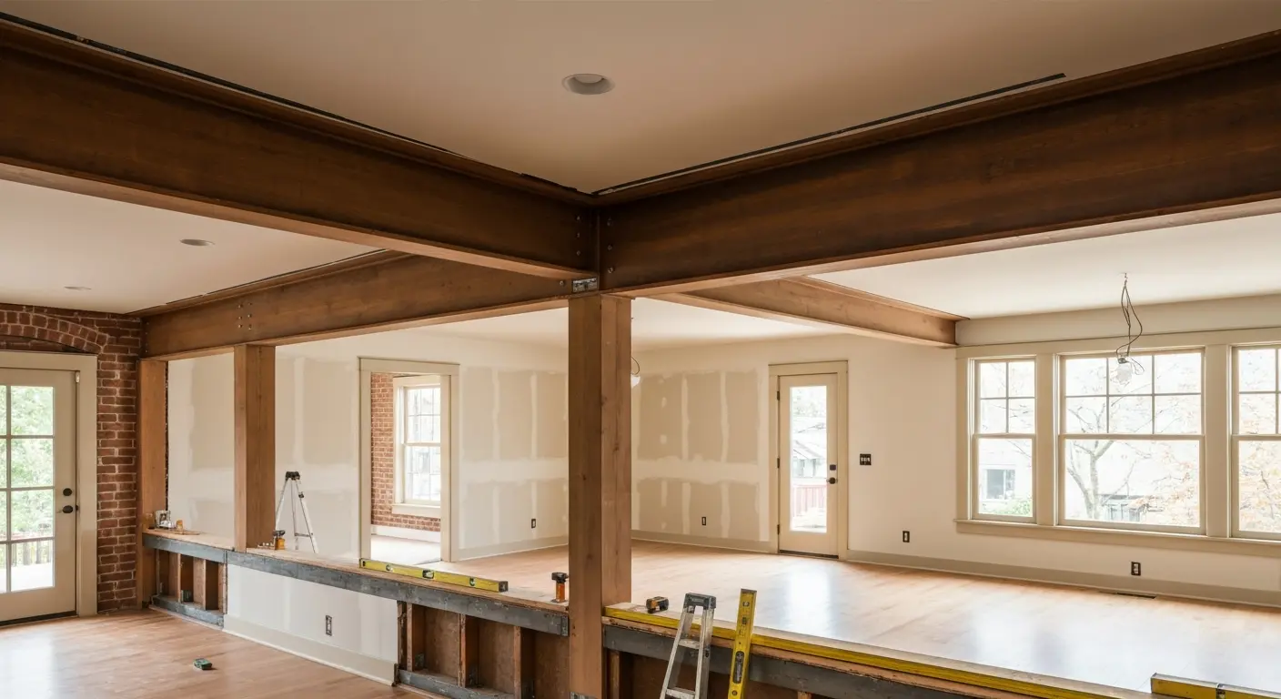 Open concept structural support