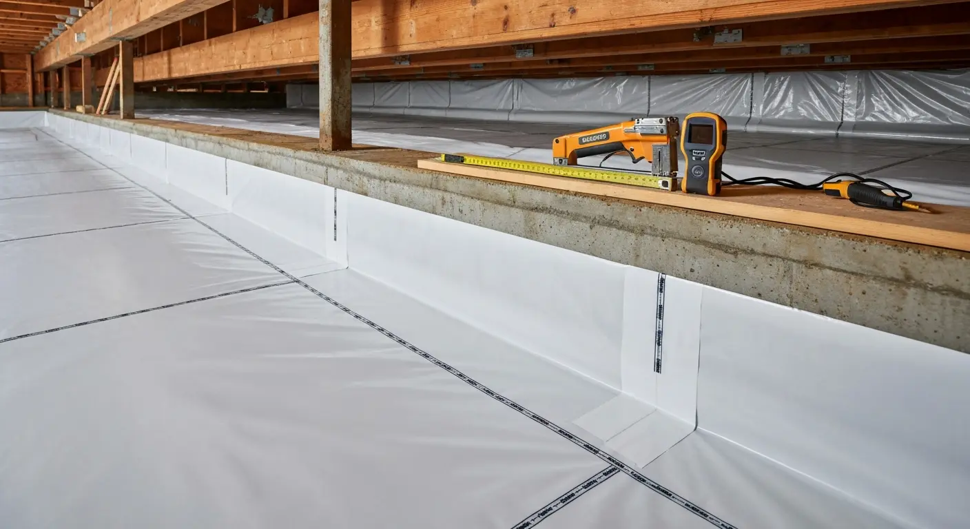 Vapor barrier installation