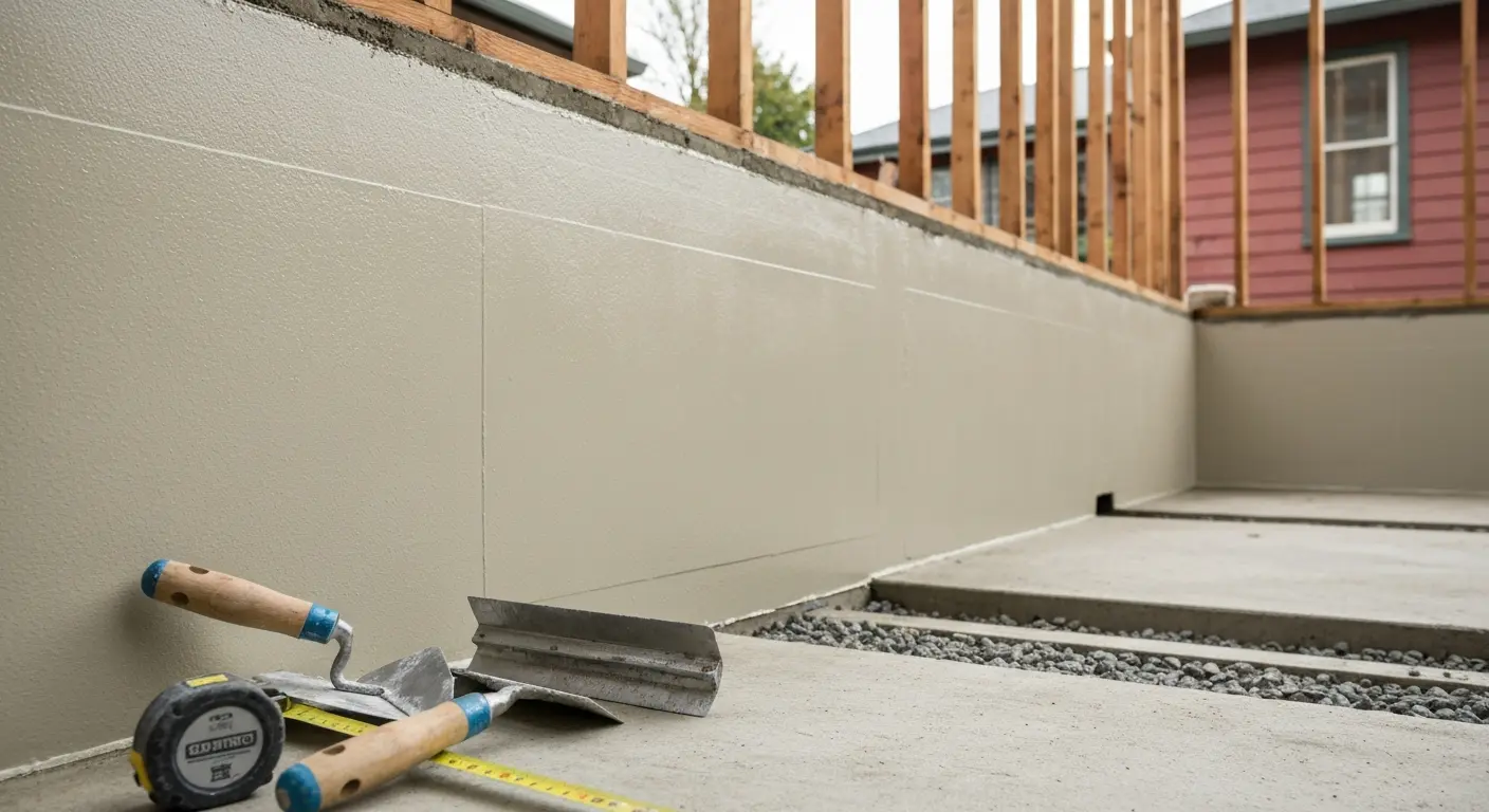 Foundation waterproofing installation