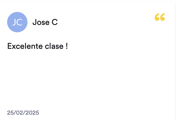 Coaching testimonial