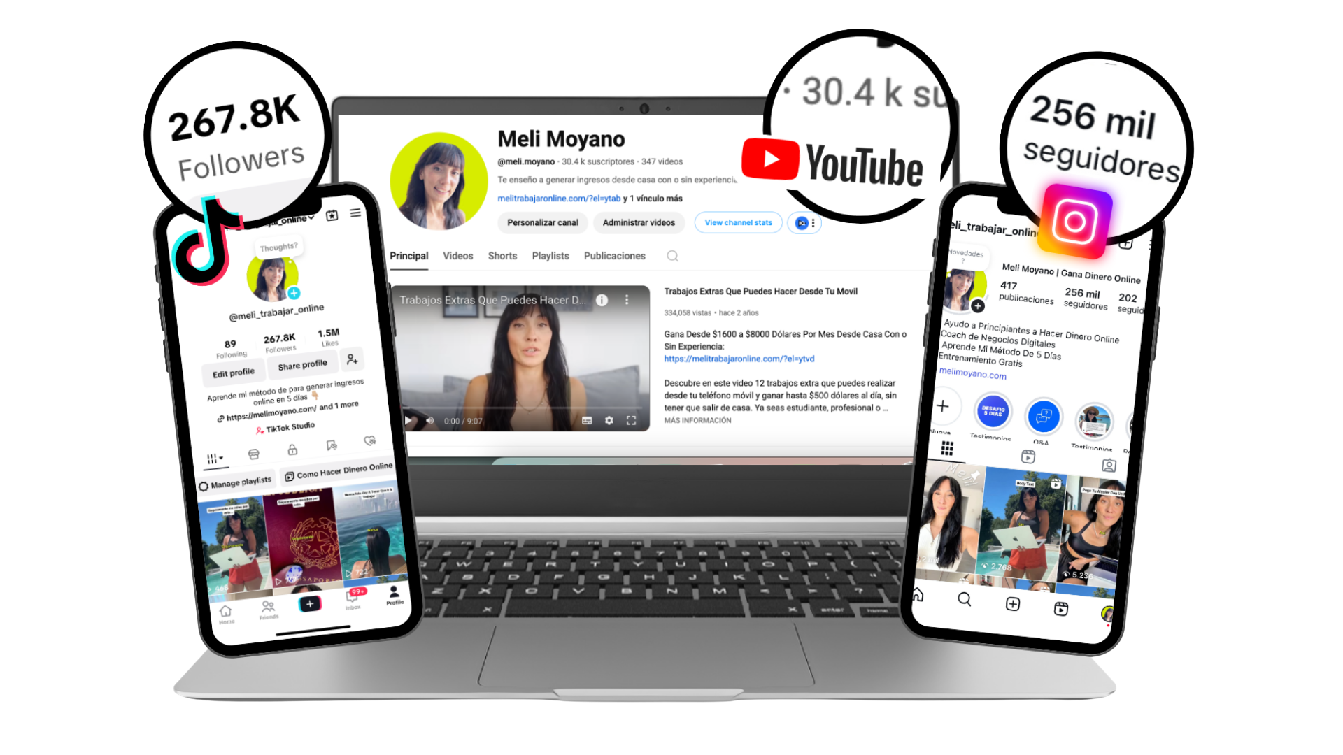 1st personal brand — 500K+ followers across Instagram, TikTok, and YouTube