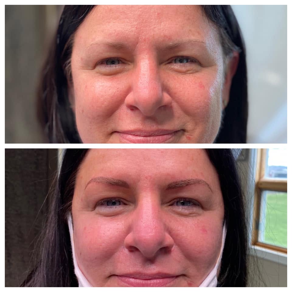 EyEnvy permanent brow result
