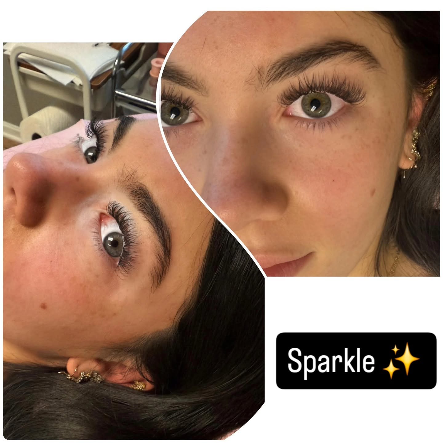 Powder brow permanent makeup result