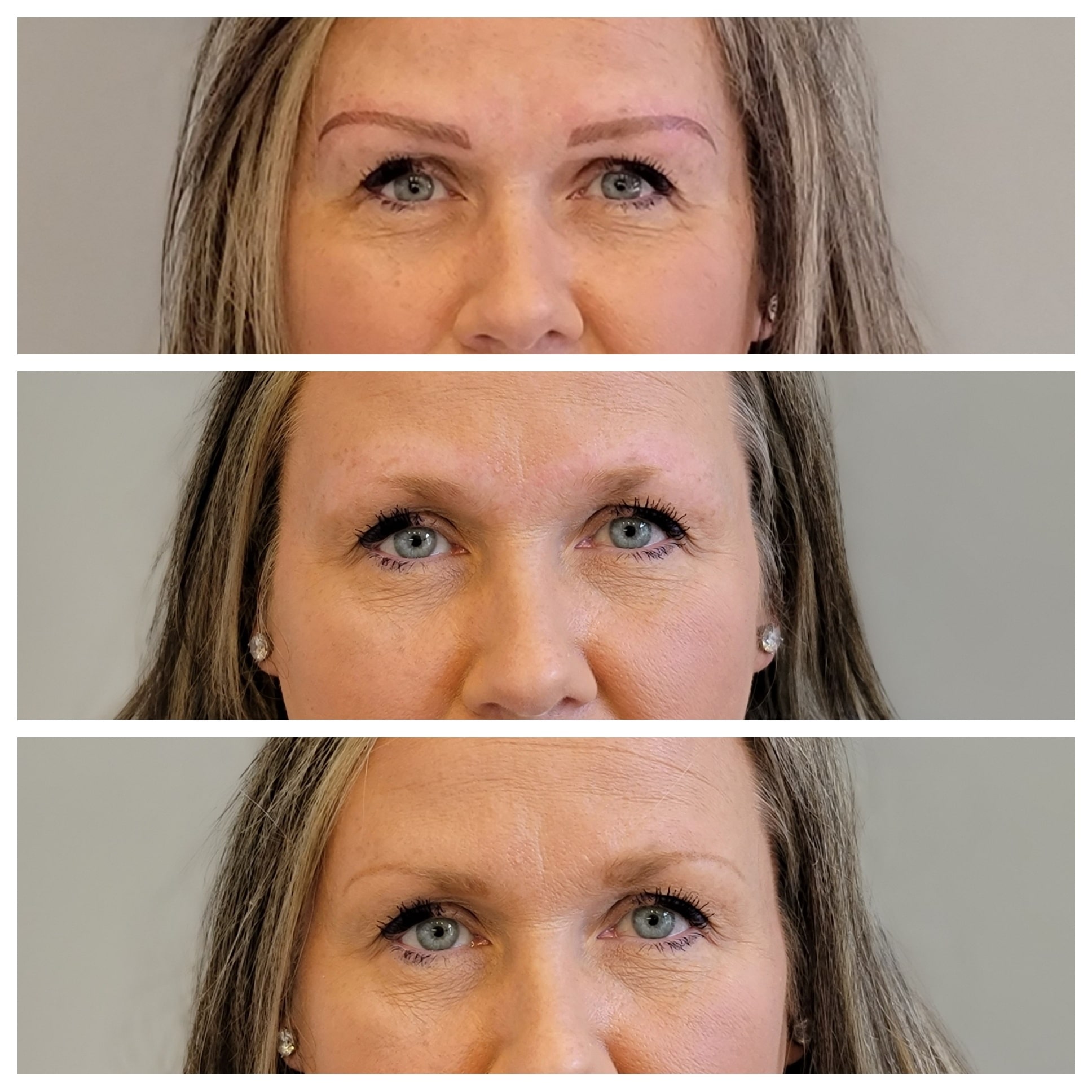Natural-looking Combination Brow result by Charlene at EyEnvy in Londonderry NH