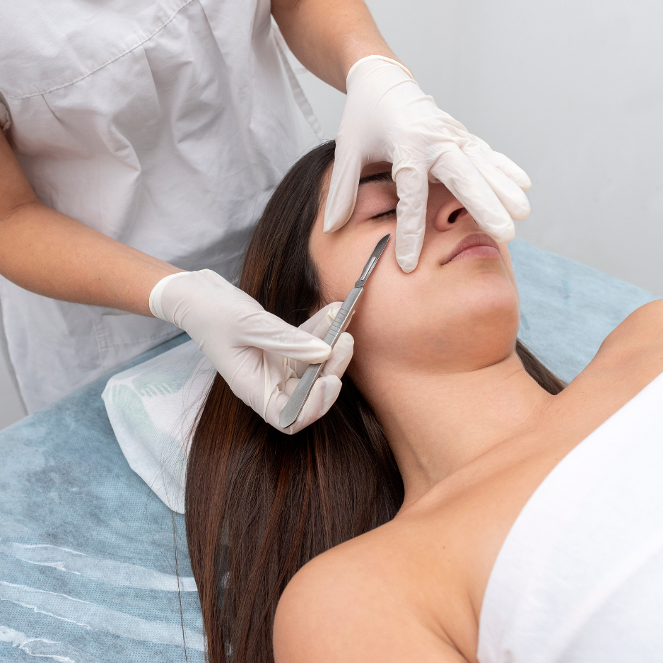 Professional Dermaplaning Treatment