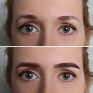 Soft and natural Powder Brows
