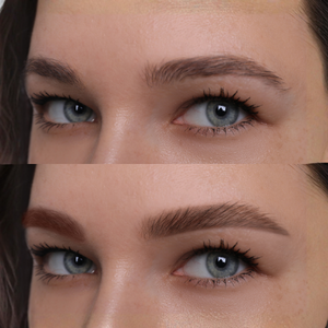 Combination Brows permanent makeup at EyEnvy Beauty Studio in Londonderry NH