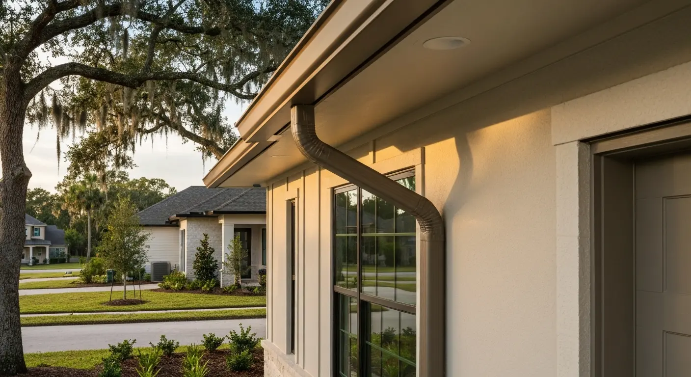 Custom home exterior in Spring Hill