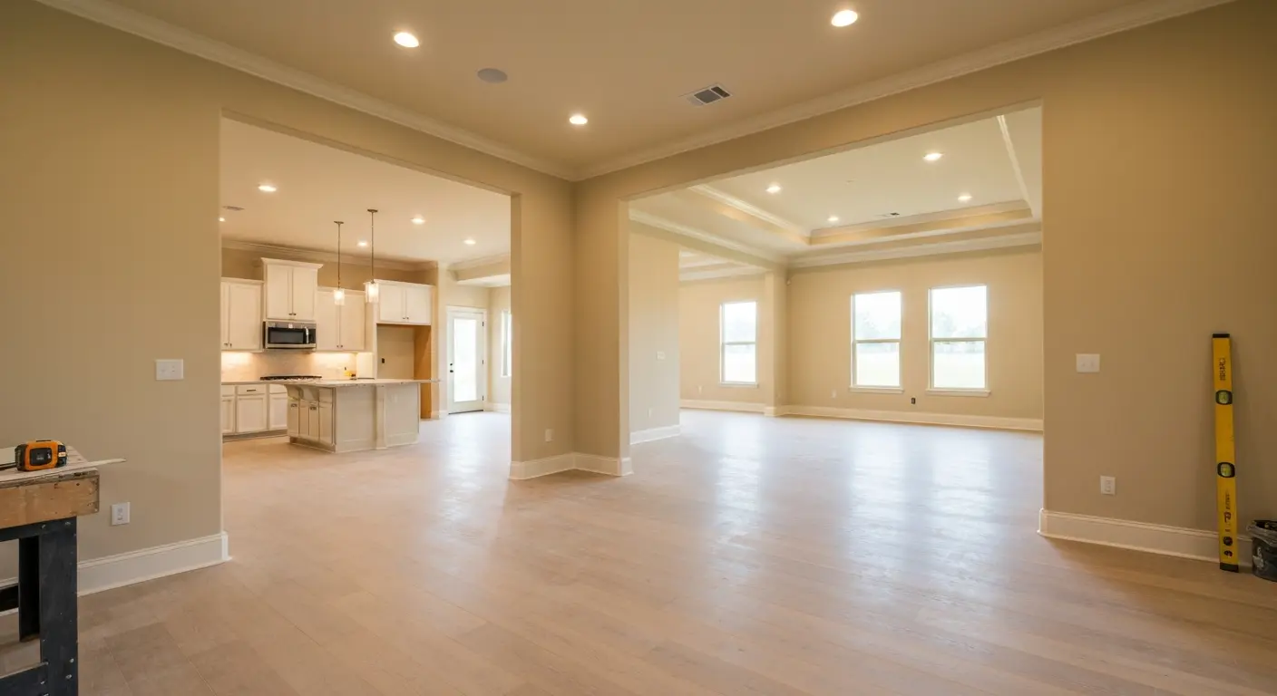 Open concept renovation