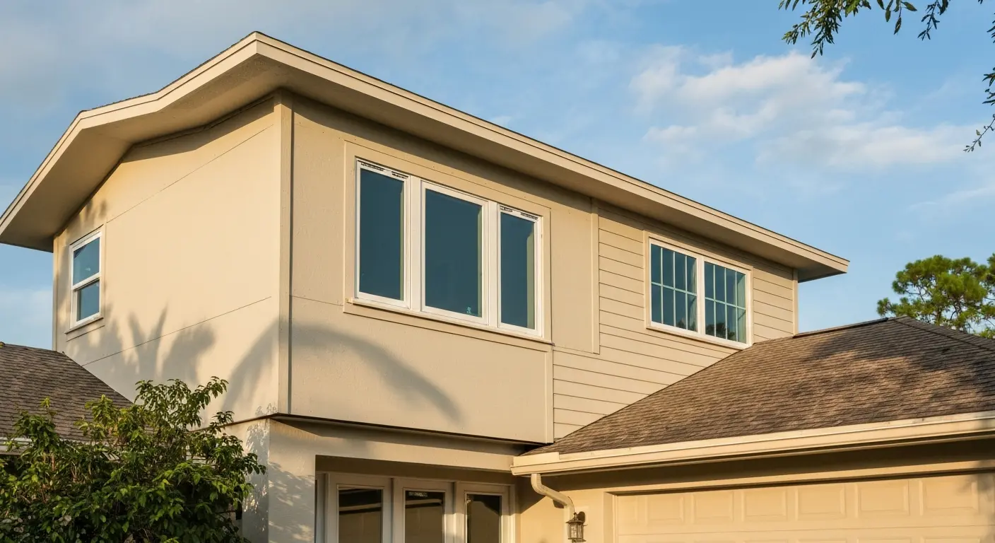 Home addition with new windows