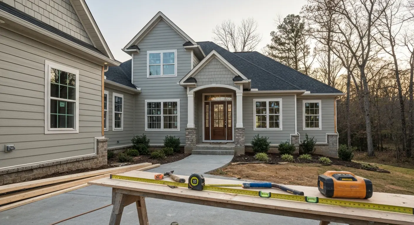 Custom home construction project in Spring Hill