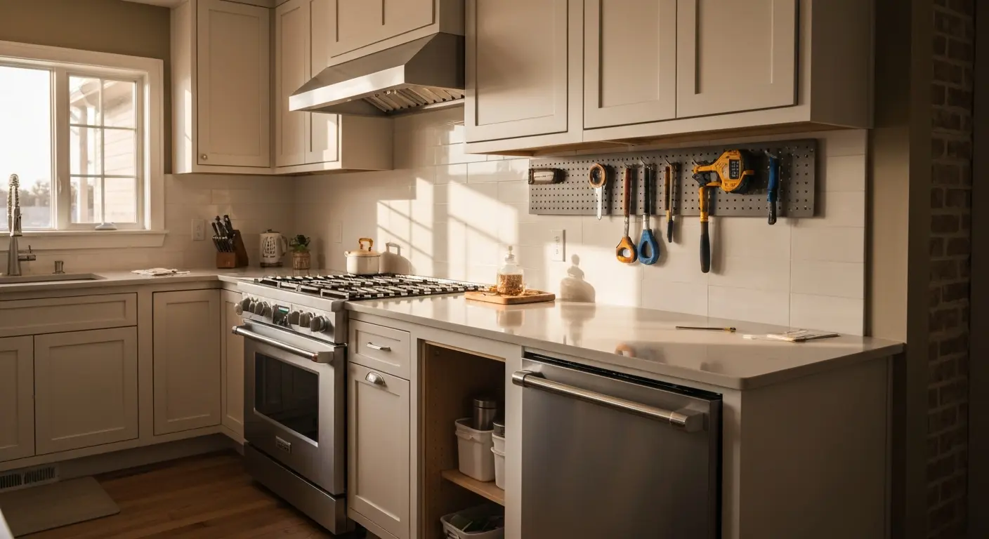 Custom kitchen installation