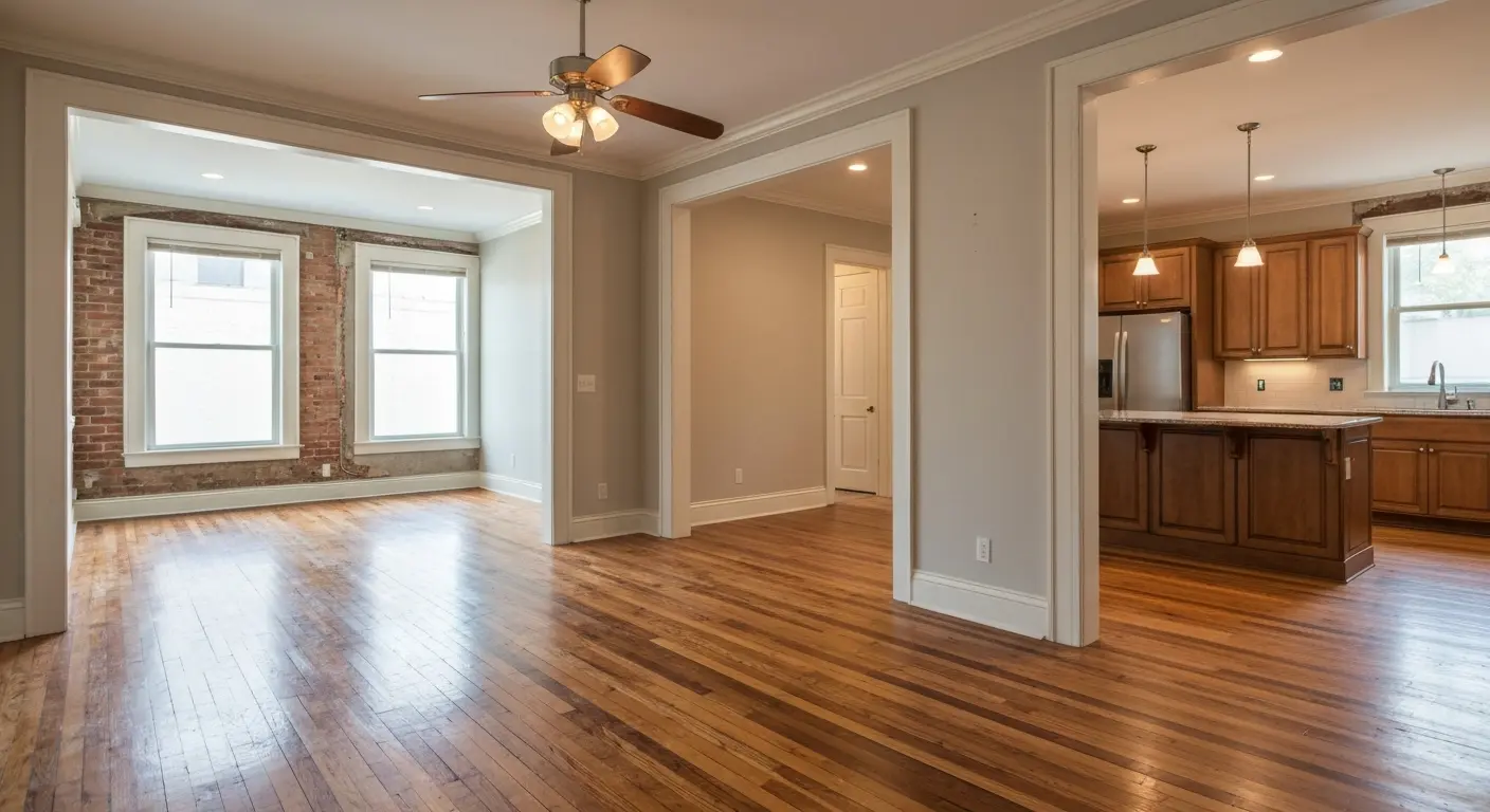 Open floor plan renovation