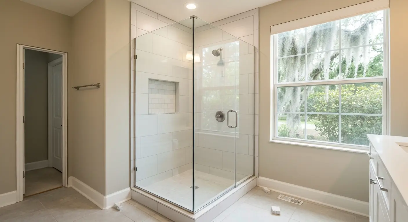Tub to shower conversion