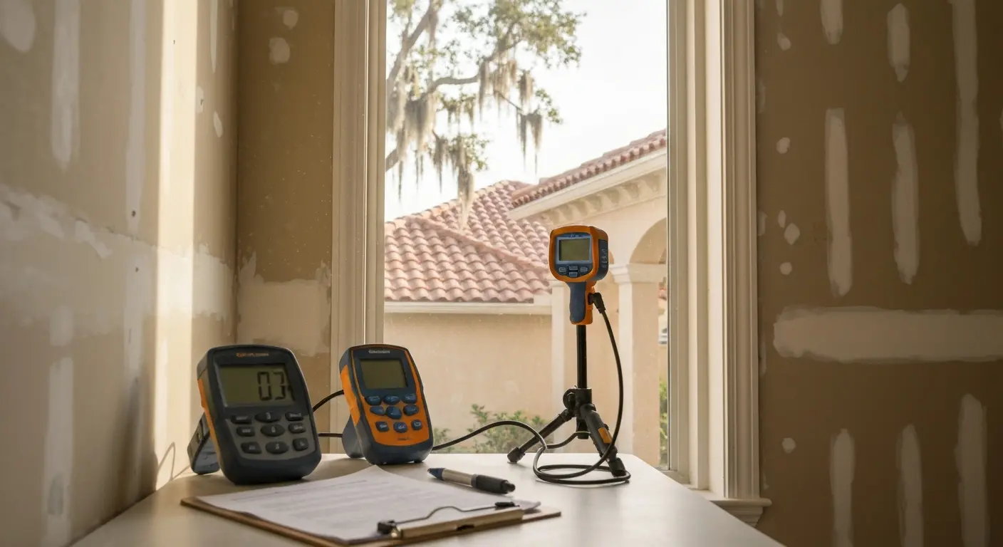 Residential mold inspection in Spring Hill
