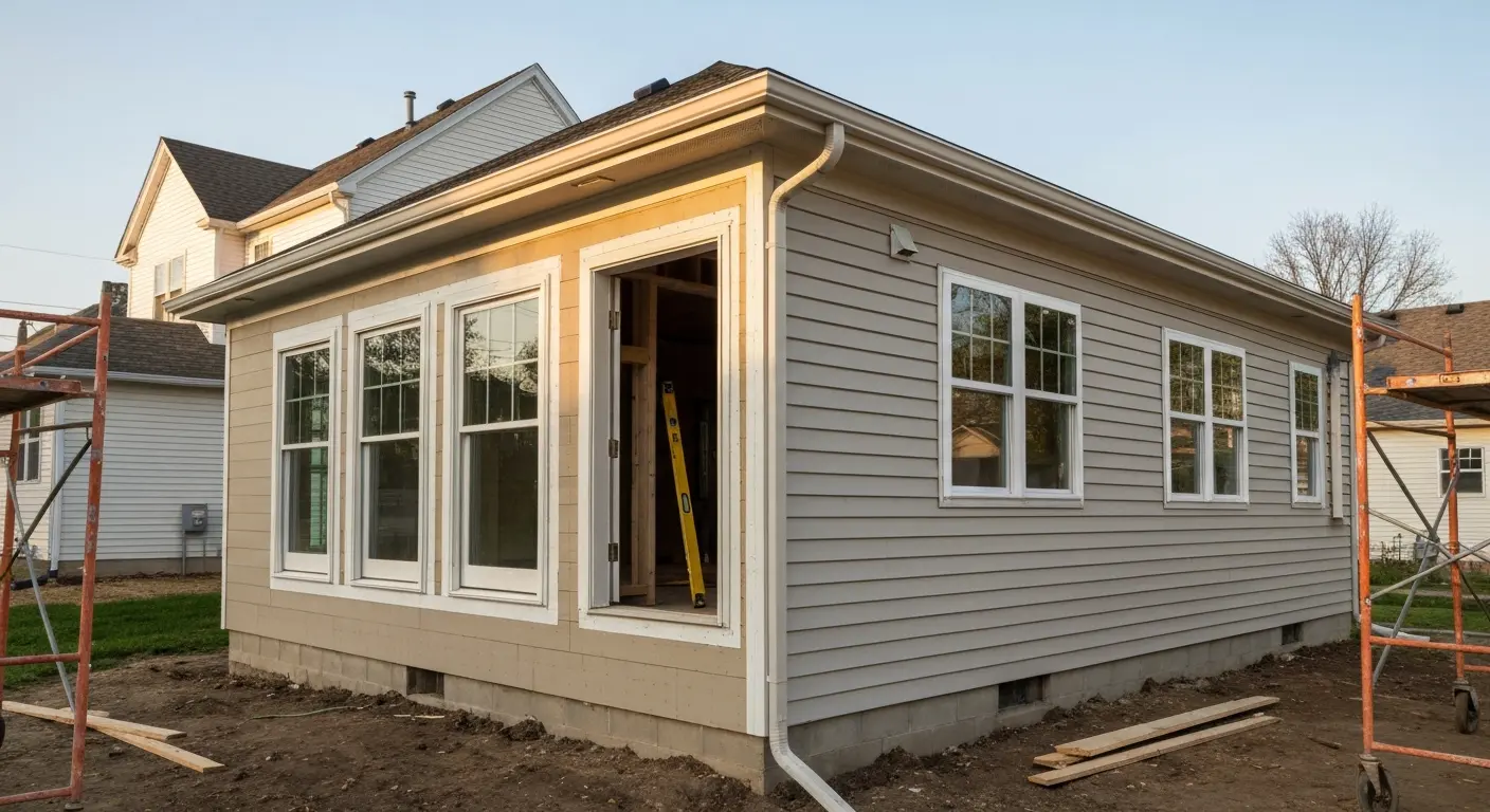 Home addition construction