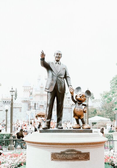 Partners statue on Disney Cruise Line