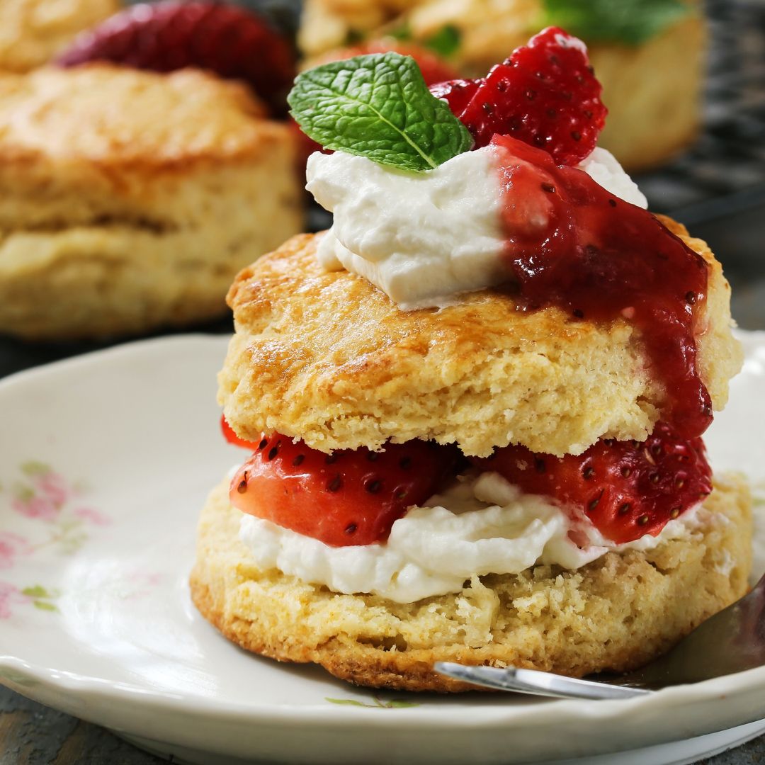 Homemade Strawberry Shortcake