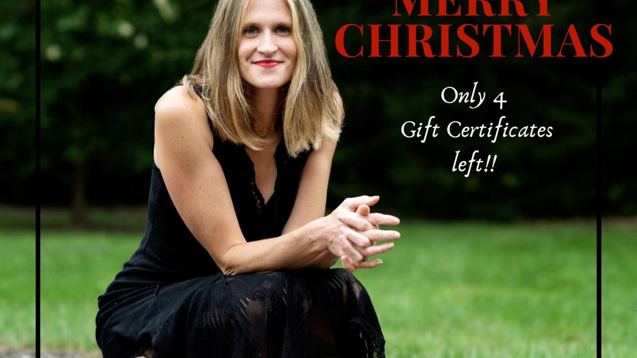 4 gift certificates left