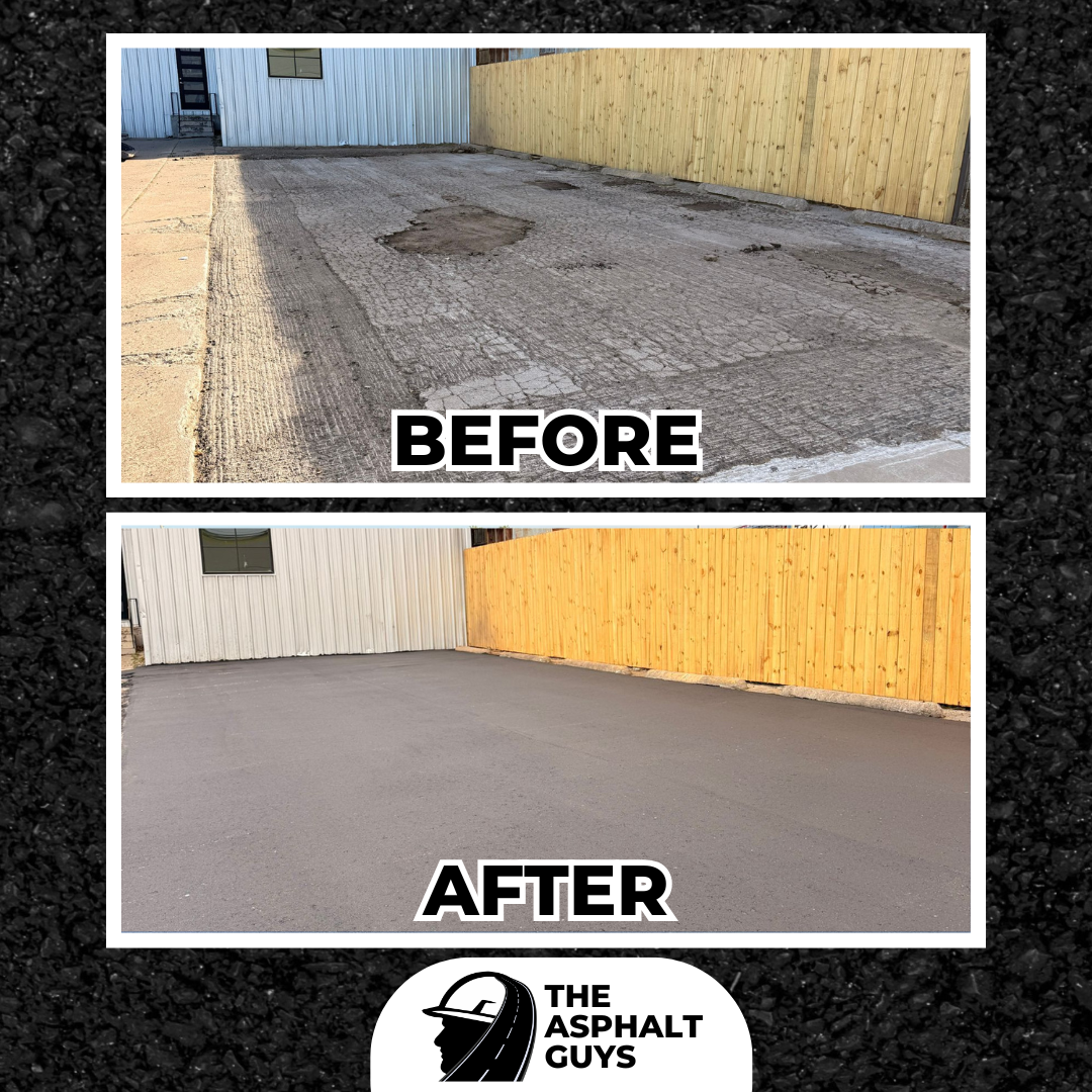 Storage unit asphalt paving in Oklahoma City, Oklahoma