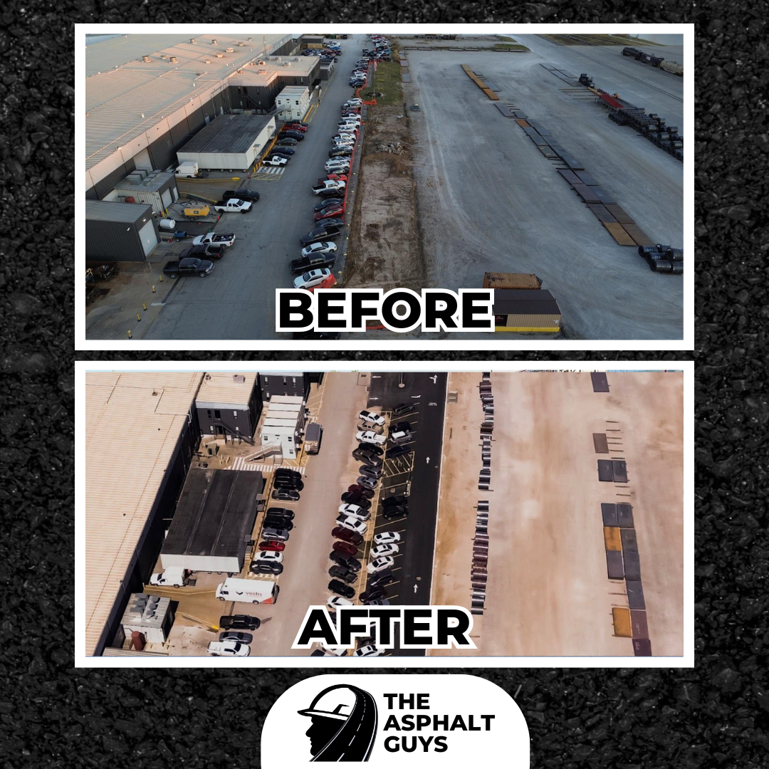 New parking lot Catoosa Oklahoma