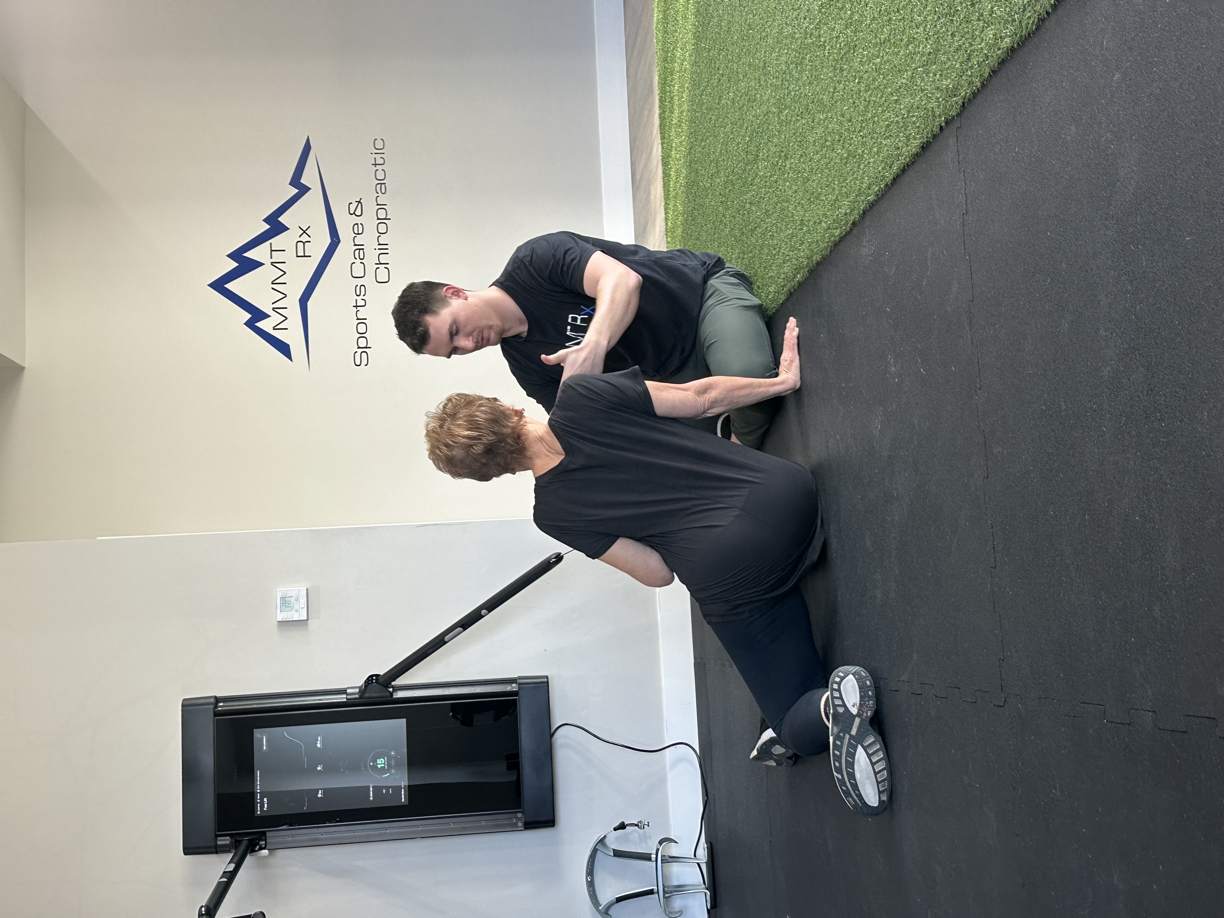 Dr. Mike coaching a progressive exercise