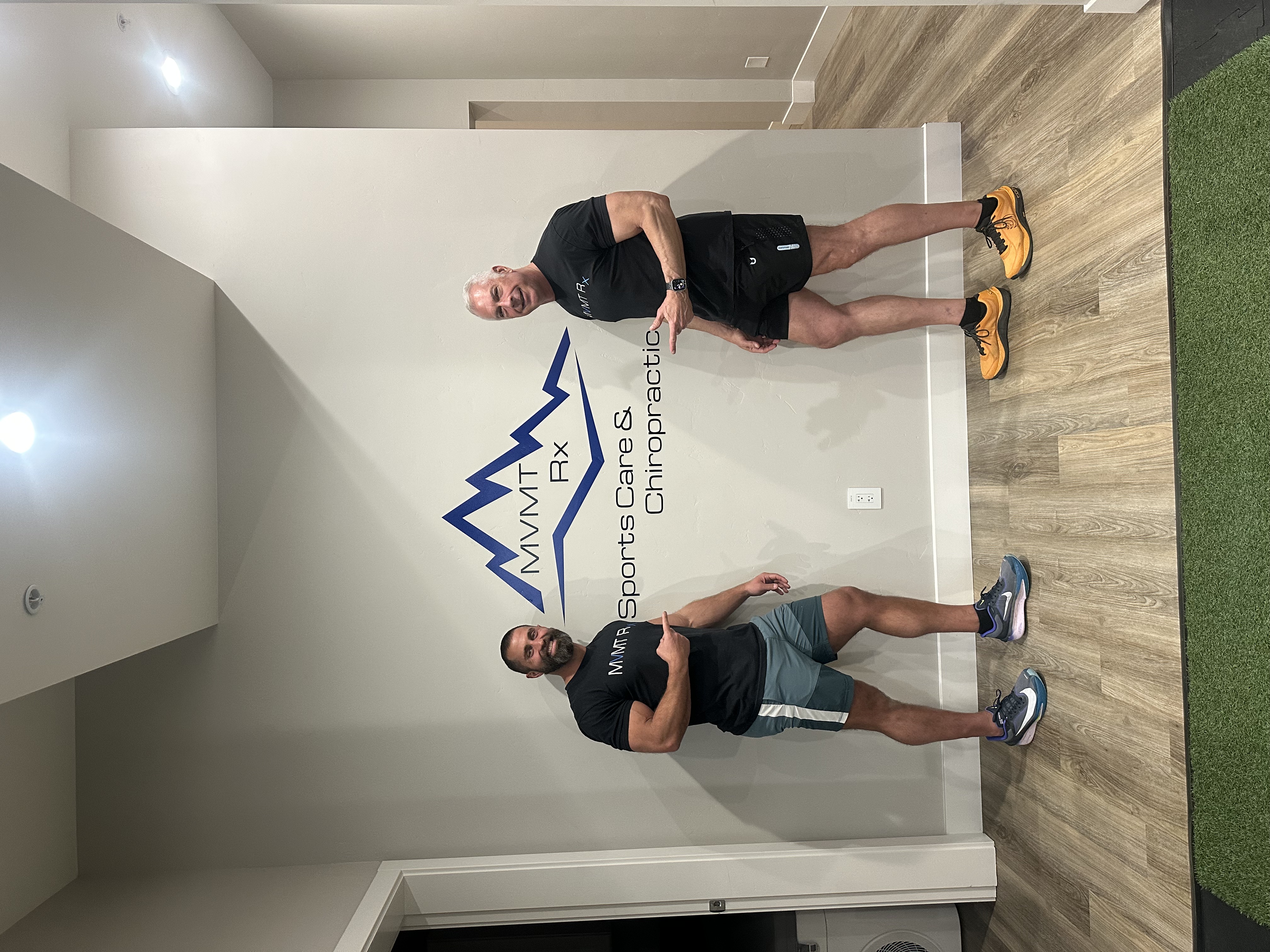 Dr. Kyle with patient Andrew at MVMT Rx in Sparks, NV