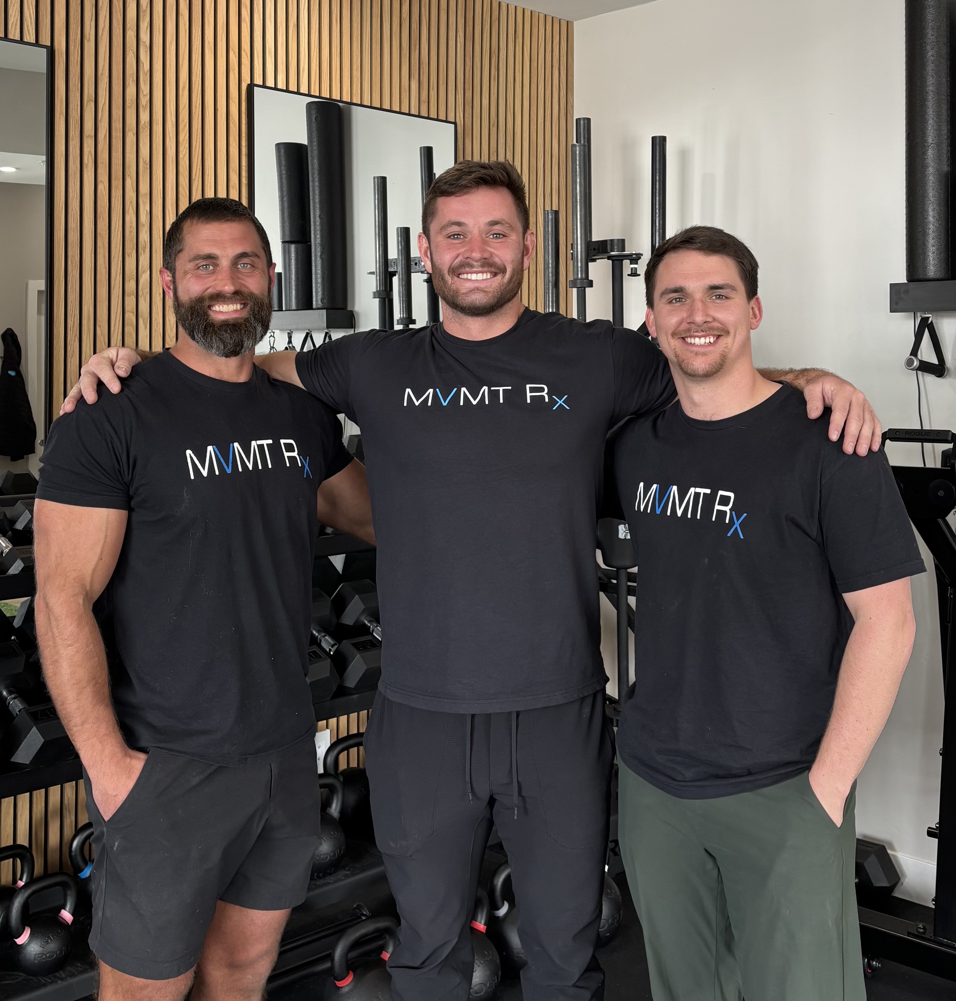 Dr. Kyle, Dr. Alex, and Dr. Mike at MVMT Rx Sports Care and Chiropractic in Reno and Sparks, NV