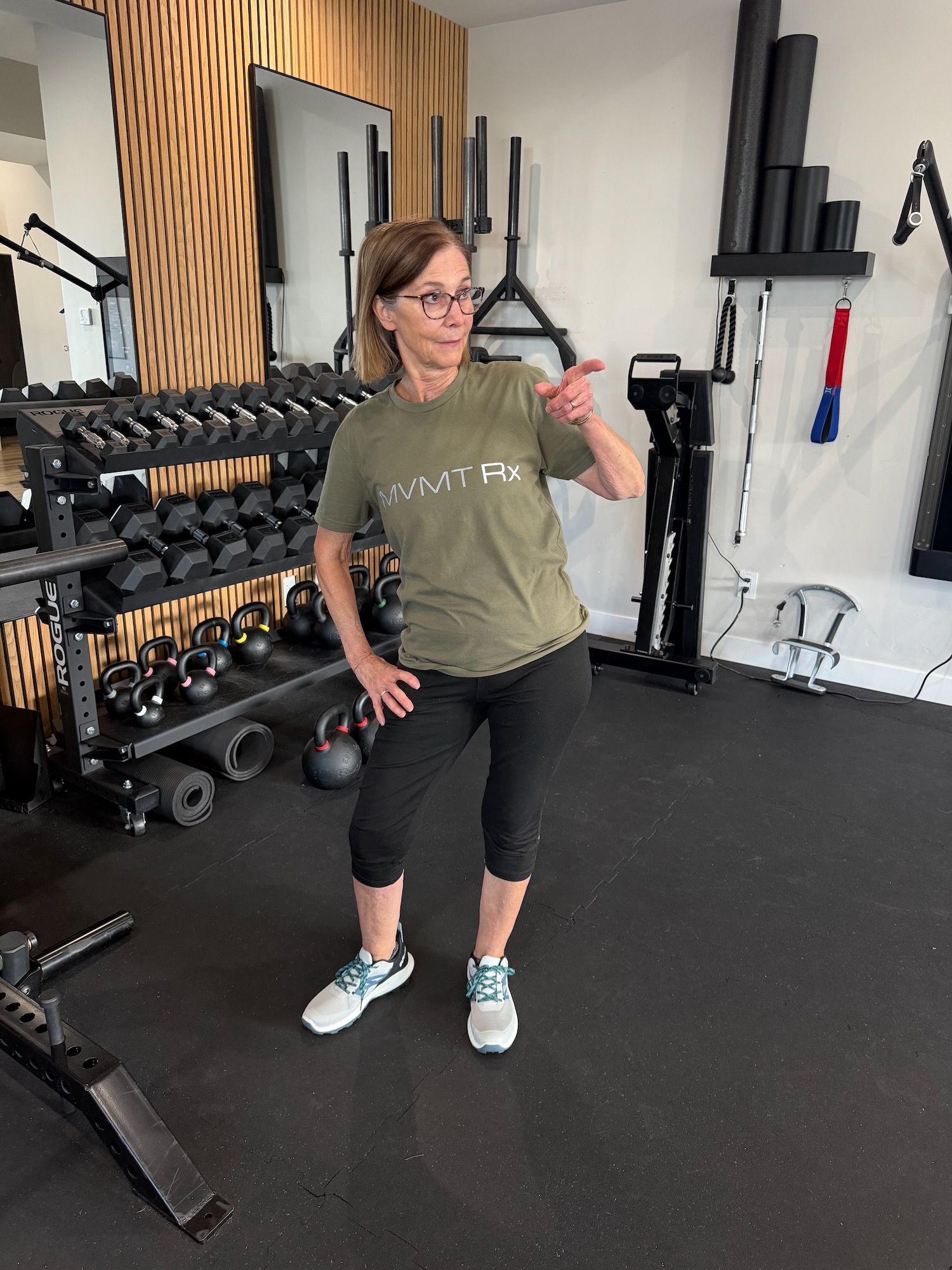 Hanging on one hip while standing aggravates gluteal tendinopathy — posture to avoid, MVMT Rx Reno Sparks NV