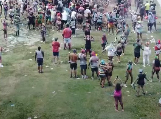 Crowd from the J’ouvert weekend recap