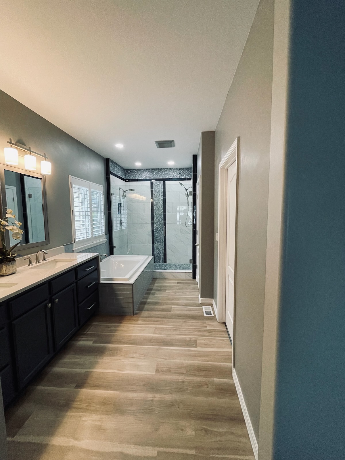 Primary bathroom after remodeling