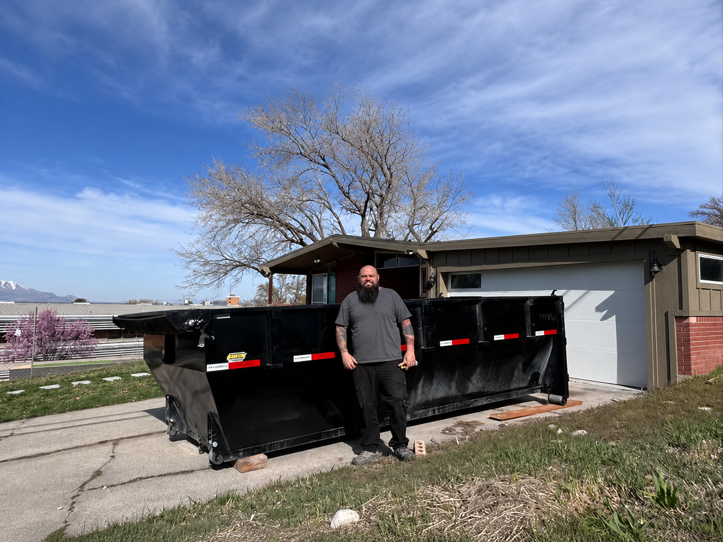 801200DUMP 15-yard dumpster