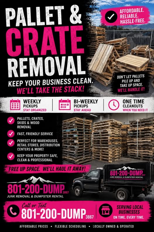 801200DUMP commercial pallet cleanup