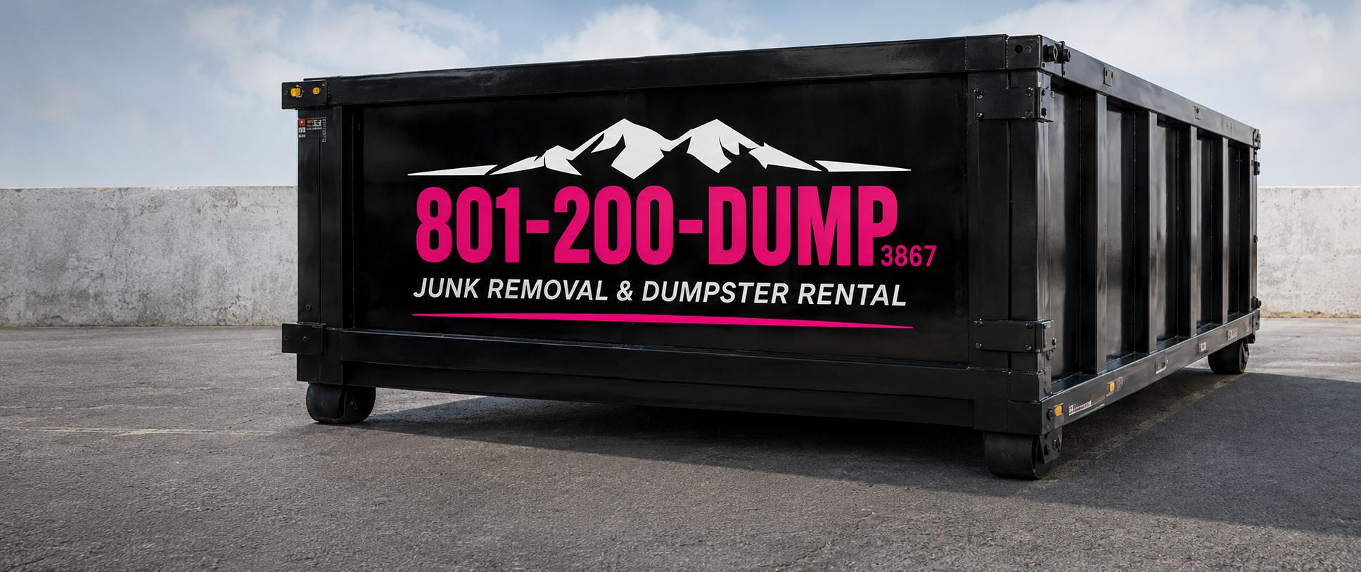 801-200-DUMP dumpster rental