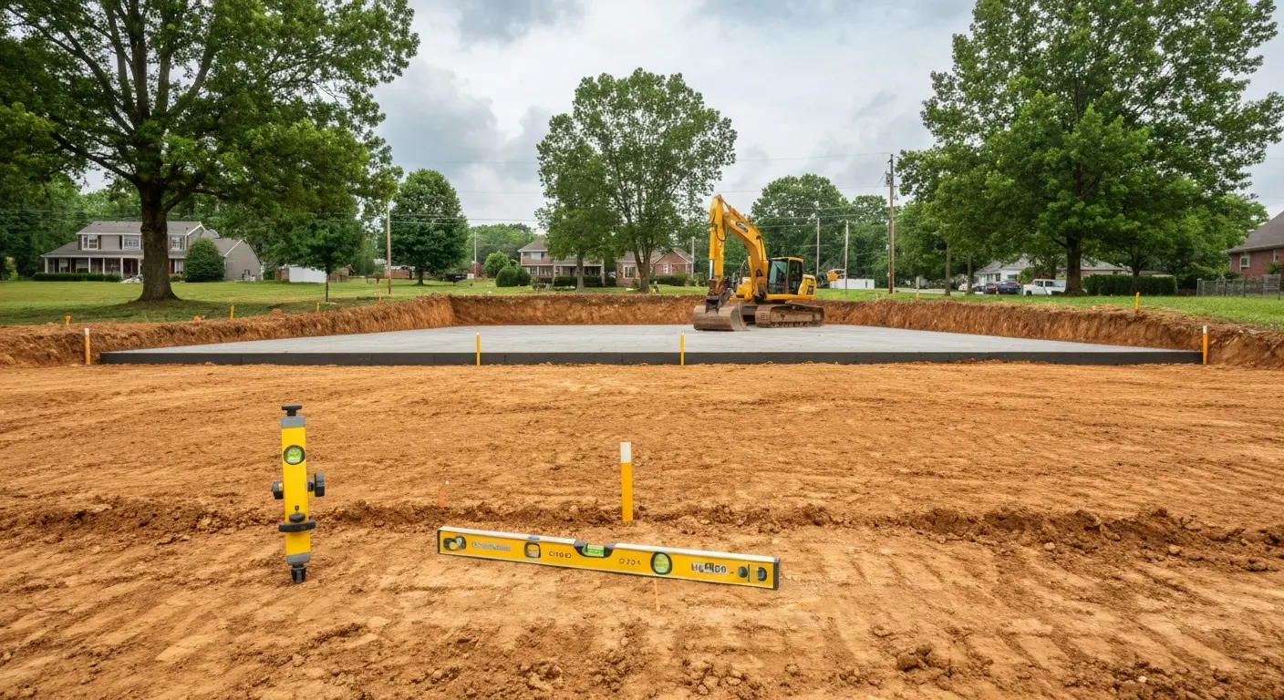 House pad excavation project