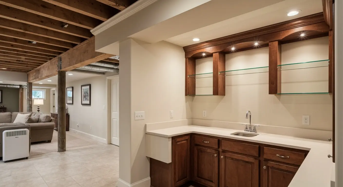 Basement finishing project