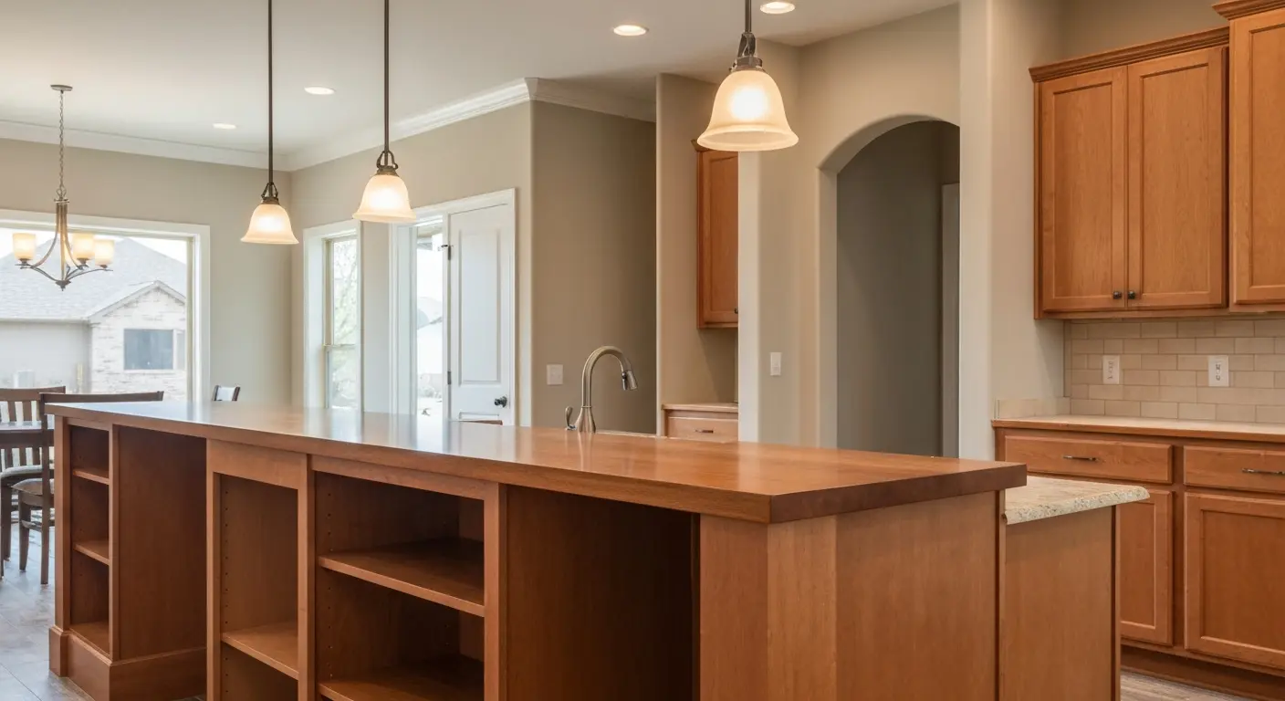 Custom kitchen island design