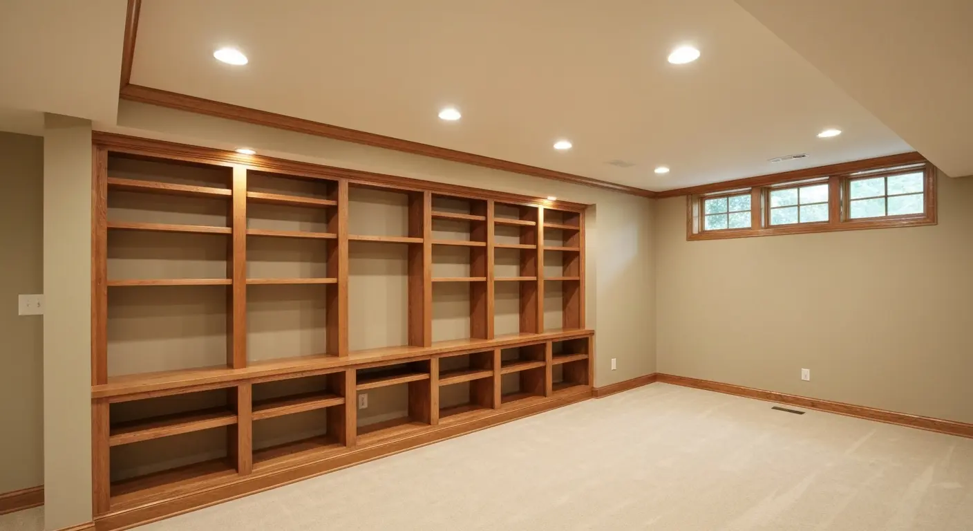 Finished basement project