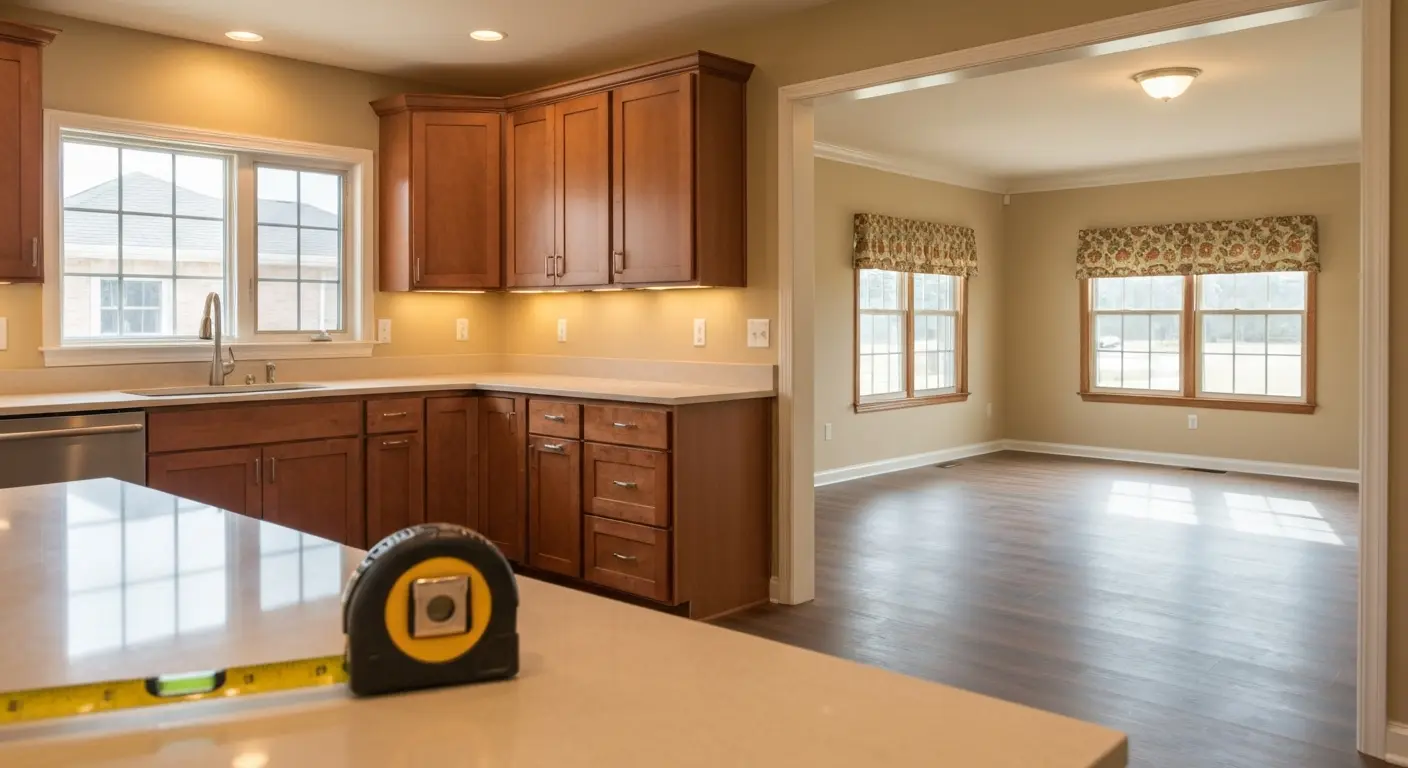 Open floor plan remodel