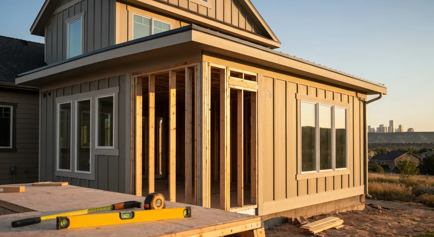 Room addition construction