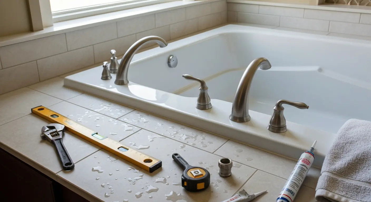 Bathtub installation project